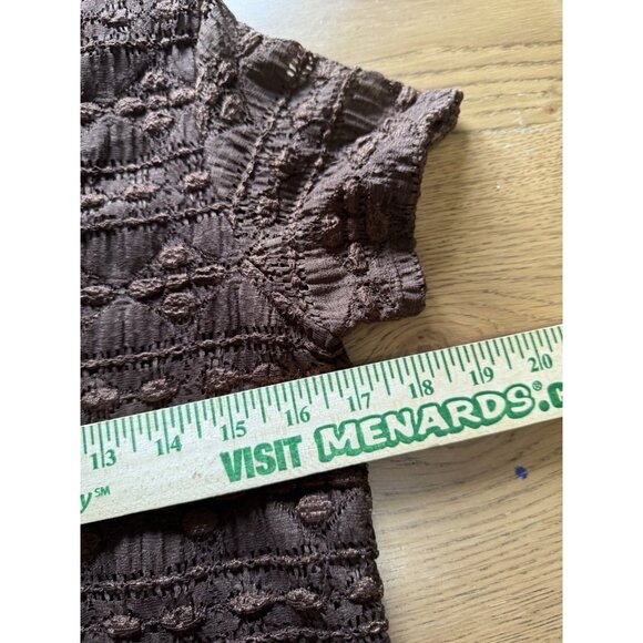 Worthington Stretch Women Size Medium Embroidered Short Sleeve Office Career - Picture 5 of 10